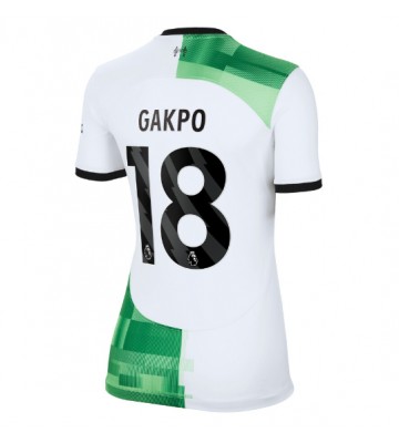 Liverpool Cody Gakpo #18 Udebanetrøje Dame 2023-24 Kort ærmer